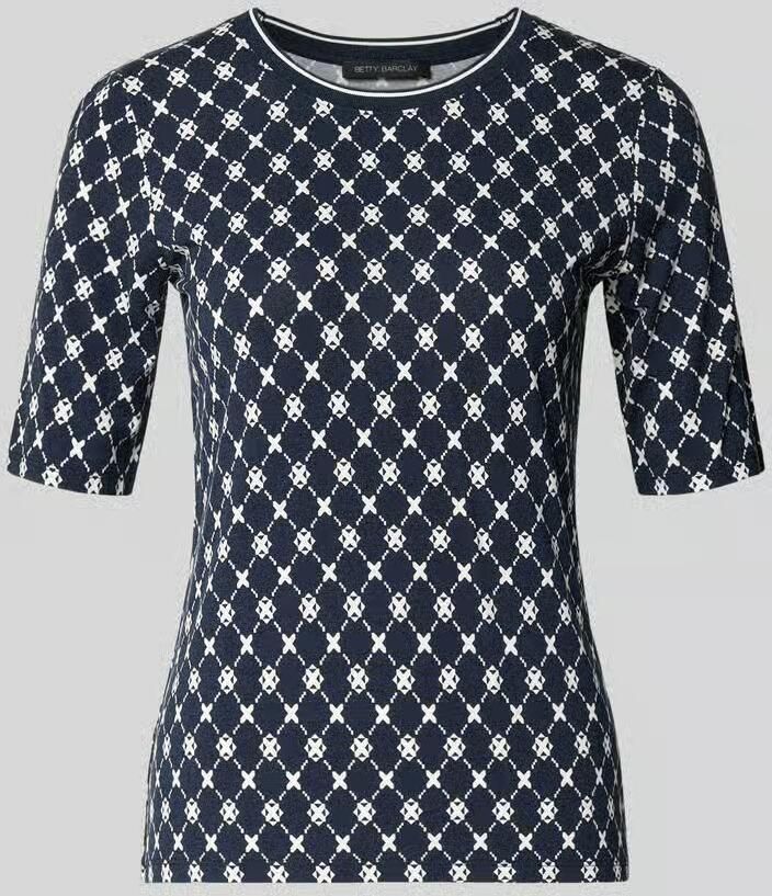 Betty Barclay T-shirt van een mix van viscose en elastaan in all-over look