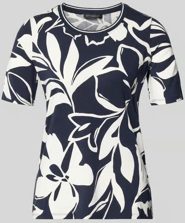 Betty Barclay T-shirt van een mix van viscose en elastaan in all-over look