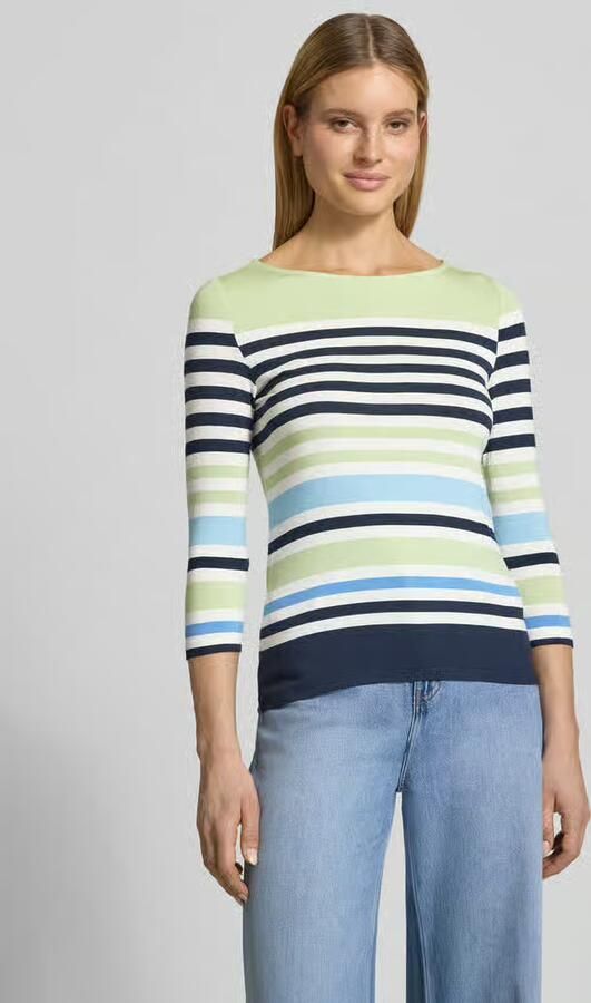 Betty Barclay T-shirt van mix van viscose en elastaan met 3 4-mouw - Foto 2