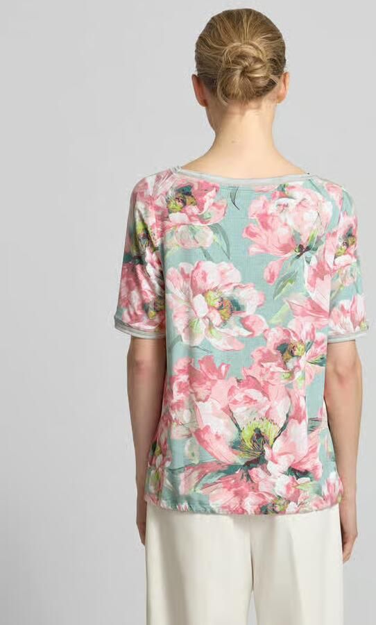 Betty Barclay T-shirt van mix van viscose en elastaan met statementprint