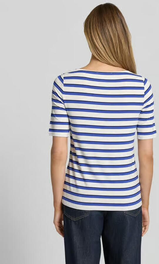 Betty Barclay T-shirt van viscosemix met boothals - Foto 3