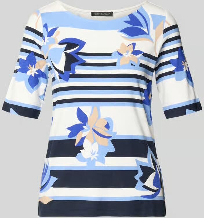 Betty Barclay T-shirt van Viscosemix met ronde hals
