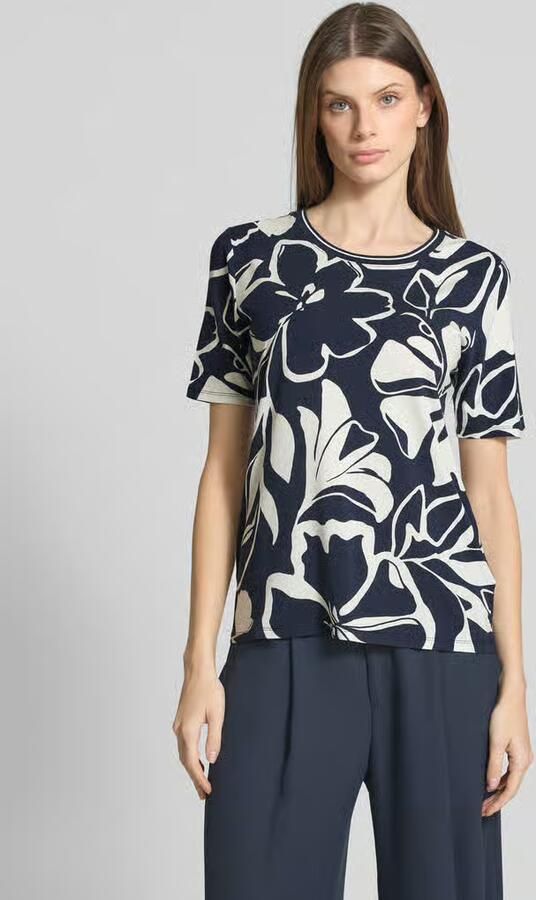 Betty Barclay T-shirt van viscose-elastaanmix in allover-look - Foto 7