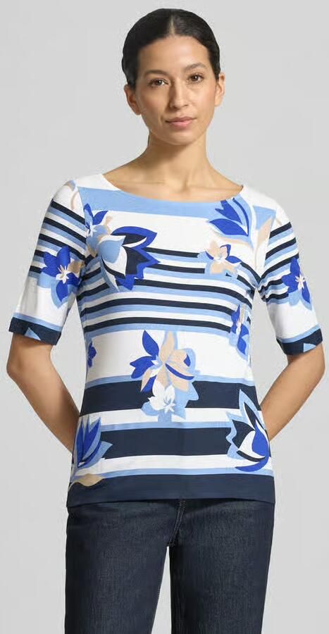 Betty Barclay T-shirt van Viscosemix met ronde hals - Foto 3