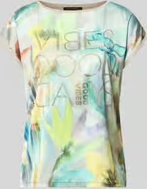 Betty Barclay T-shirt van viscosemix met strass-steentjes