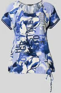 Betty Barclay T-shirt van viscosemix met trekkoord aan de zoom