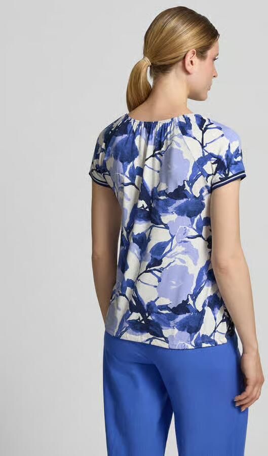 Betty Barclay T-shirt van viscosemix met trekkoord aan de zoom - Foto 3