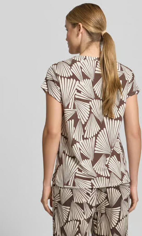 Betty Barclay T-shirt van viscosemix met tuniekkraag - Foto 4