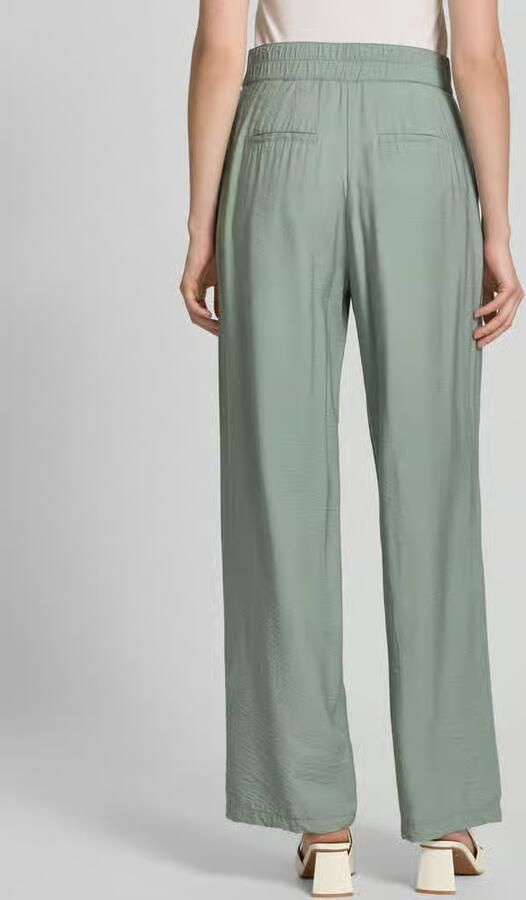 Betty Barclay wide fit chino van viscosemix met achterzakken