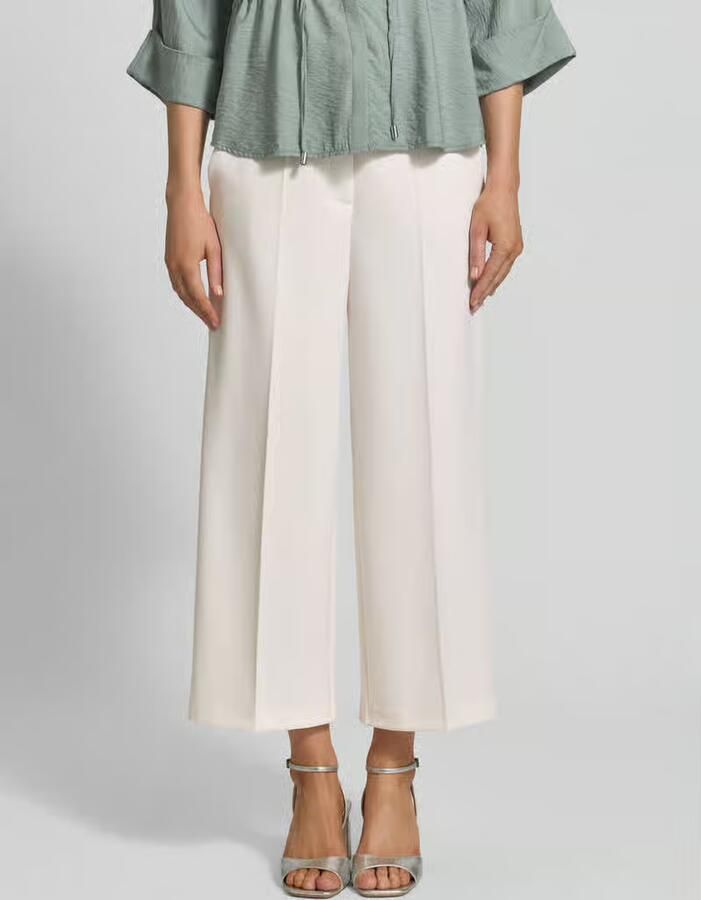 Betty Barclay wide fit stoffen broek met persplooien model 'Juli' - Foto 2