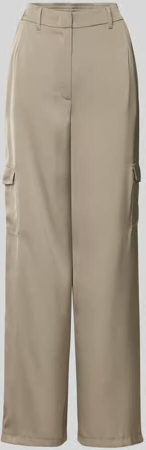 Betty Barclay Wide leg cargobroek met riemlussen - Foto 6