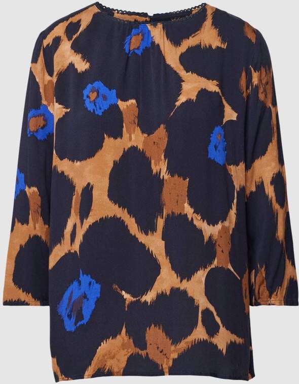 Betty Barclay Blouseshirt met all-over motief en 3 4-mouwen