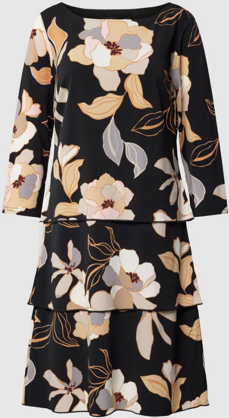 Betty Barclay Knielange jurk met bloemenmotief