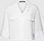 Betty Barclay Korte linnen blouse met siergarnering model 'Mai' - Thumbnail 1