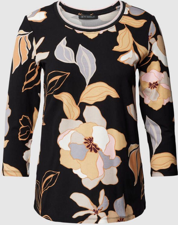 Betty Barclay Shirt met lange mouwen en all-over bloemenprint