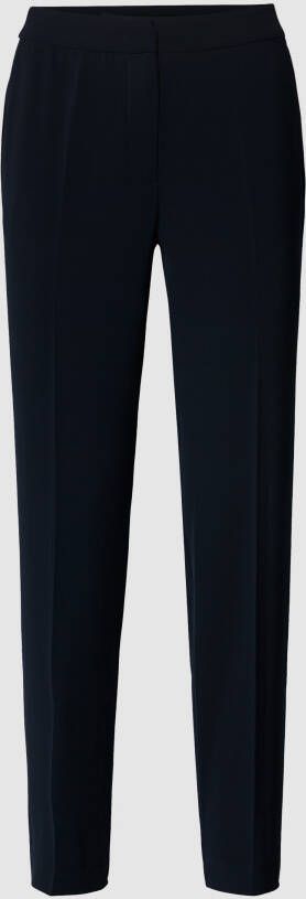 Betty Barclay Stoffen broek met smalle pasvorm en persplooien