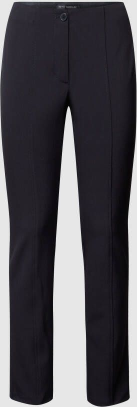 Betty Barclay Stoffen broek met stretch en smalle pasvorm