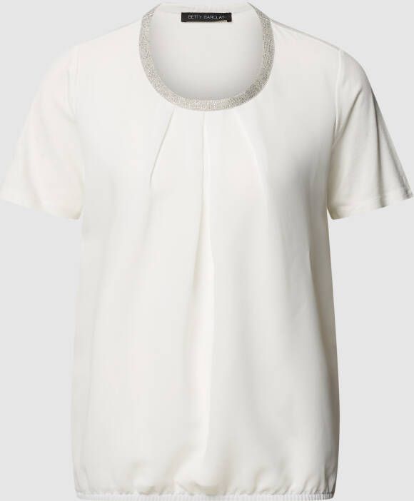 Betty Barclay T-shirt met contrasterende ronde hals