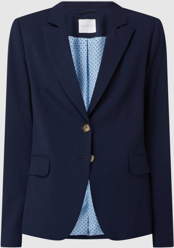 Betty & Co Klassieke Blazer Dames Blue Dames