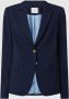 Betty & Co Klassieke Blazer Dames Blue Dames - Thumbnail 1