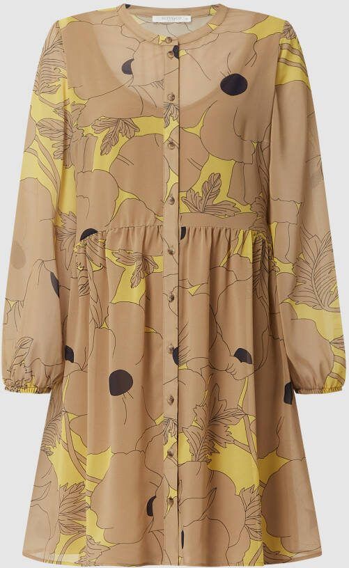 BETTY & CO WHITE Jurk van crêpe