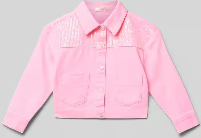 BILLIEBLUSH Jeansjack met pailletten - Foto 2