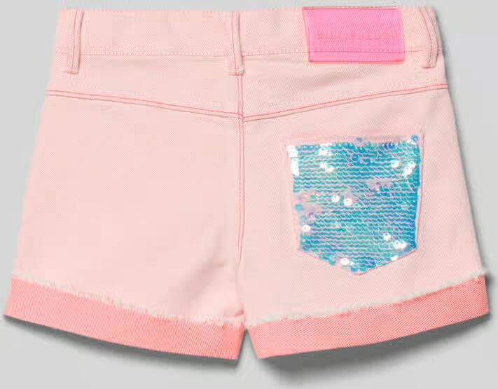 BILLIEBLUSH Korte jeans met omslag en Franjes