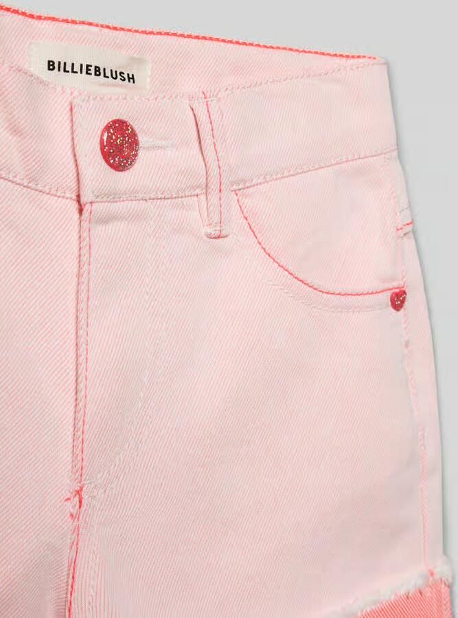 BILLIEBLUSH Korte jeans met omslag en rafels - Foto 2