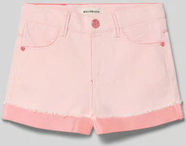 BILLIEBLUSH Korte jeans met omslag en rafels