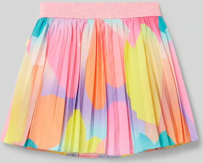 BILLIEBLUSH Plissérok met all-over motief