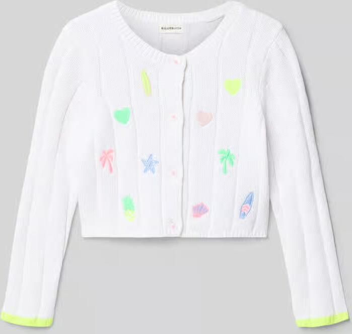 BILLIEBLUSH regular fit cardigan met all-over motiefstitching - Foto 2