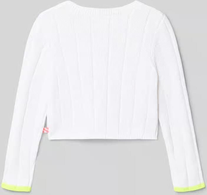 BILLIEBLUSH regular fit cardigan met all-over motiefstitching