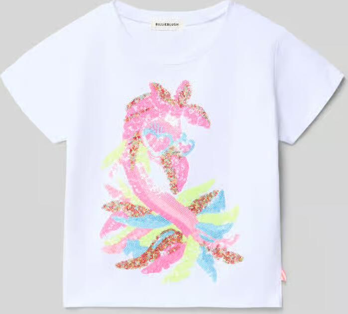 BILLIEBLUSH Regular fit T-shirt met pailletten