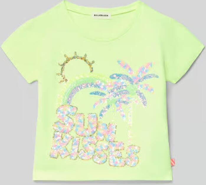 BILLIEBLUSH Regular fit T-shirt met pailletten