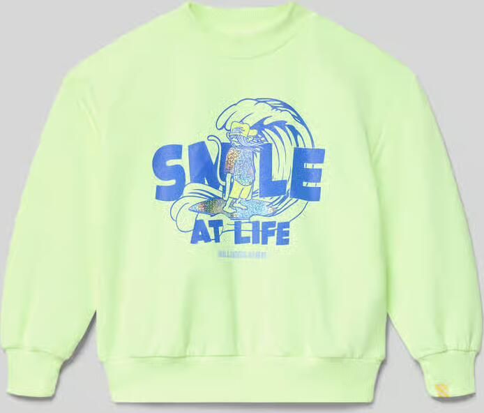 BILLIEBLUSH Sweatshirt met motiefprint en ronde hals