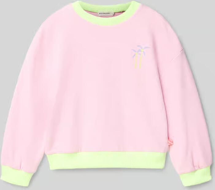 BILLIEBLUSH Sweatshirt met print en state tprint op de achterkant - Foto 2