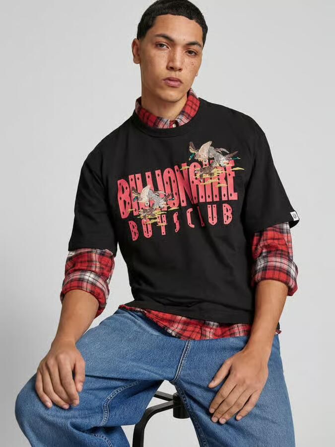 Billionaire Boys Club T-shirt met labelprint