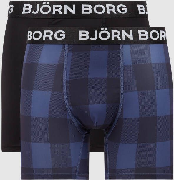 Björn Borg Athletic fit boxershorts in verpakking van 2 stuks