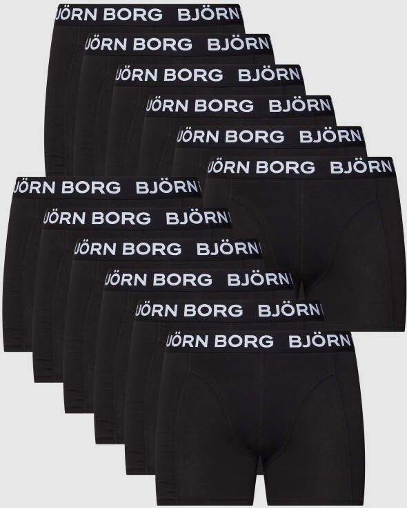 Björn Borg Broek met elastische band in een set van 12 stuks