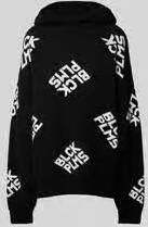Black palms Oversized hoodie met capuchon