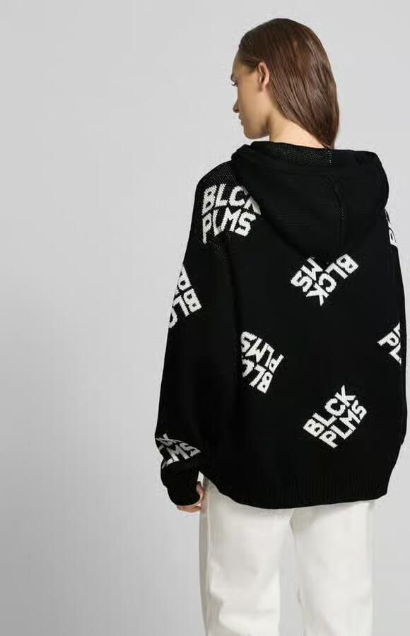 Black palms Oversized hoodie met capuchon - Foto 3