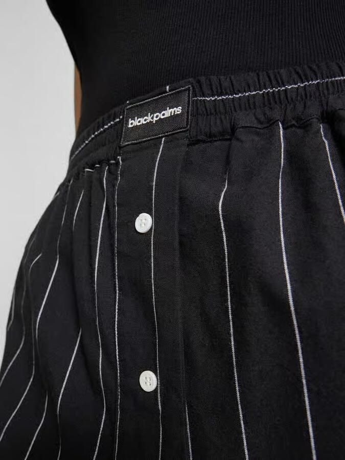 Black palms Shorts met elastische band