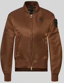 Blauer USA bomberjack met ritszakken model 'LAURIE'