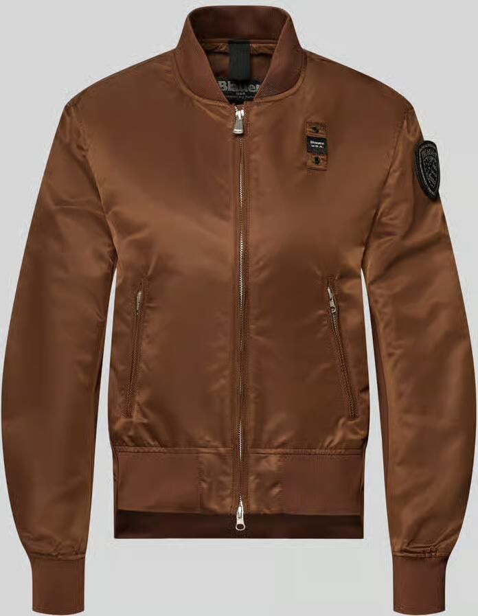 Blauer USA bomberjack met ritszakken model 'LAURIE' - Foto 2