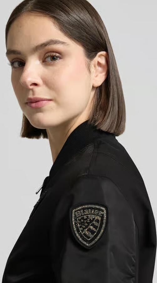 Blauer USA bomberjack met ritszakken model 'LAURIE'