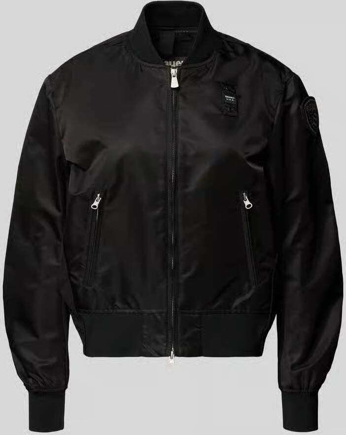 Blauer USA bomberjack met ritszakken model 'LAURIE' - Foto 2