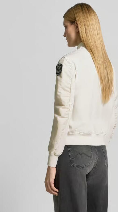 Blauer USA bomberjack met ritszakken model 'LAURIE' - Foto 3