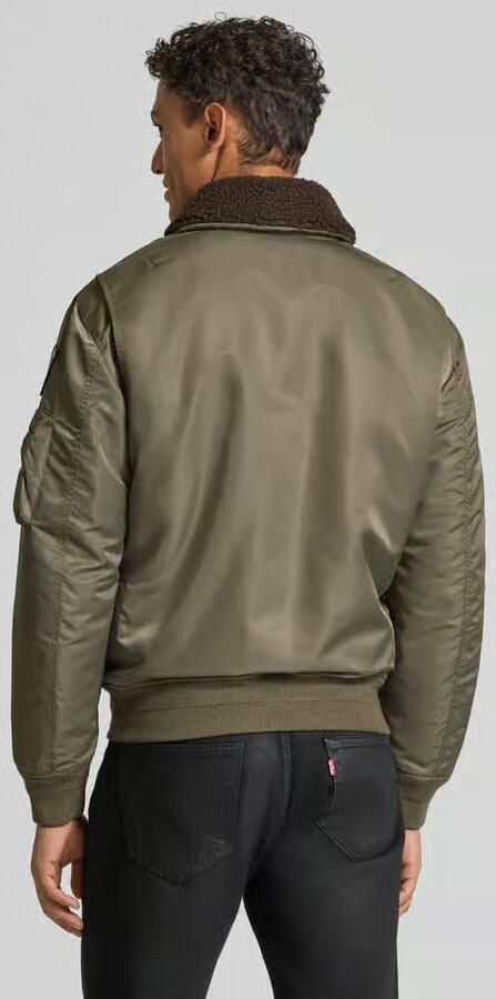 Blauer USA Bomberjack met tweewegsritssluiting model 'MARSHALL'