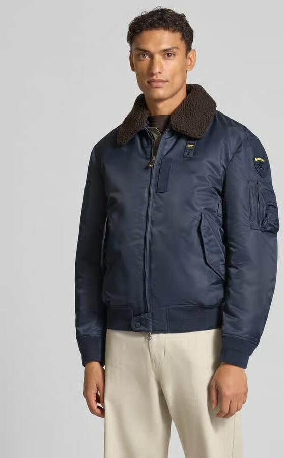 Blauer USA Bomberjack met tweewegsritssluiting model 'MARSHALL' - Foto 2