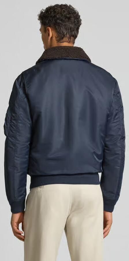 Blauer USA Bomberjack met tweewegsritssluiting model 'MARSHALL'